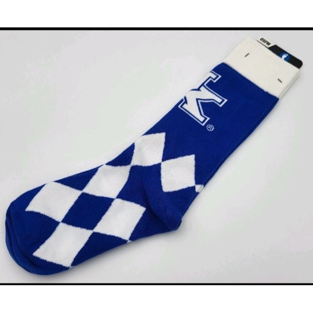 Kentucky Wildcats NCAA For Bare Feet (2) Knit Dress & (2) Crew Socks Men's Large - Picture 8 of 10